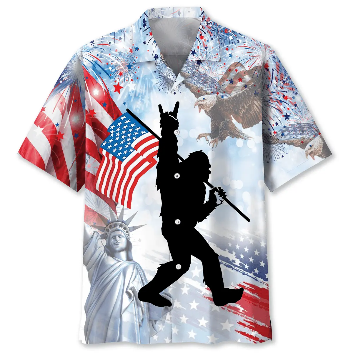 Bigfoot USA Hawaiian Shirt HWVB2763969 - VnBuy