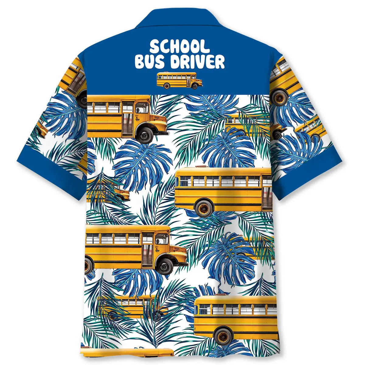 Blue School Bus Driver Hawaiian Shirt HWVB2763729 - VnBuy