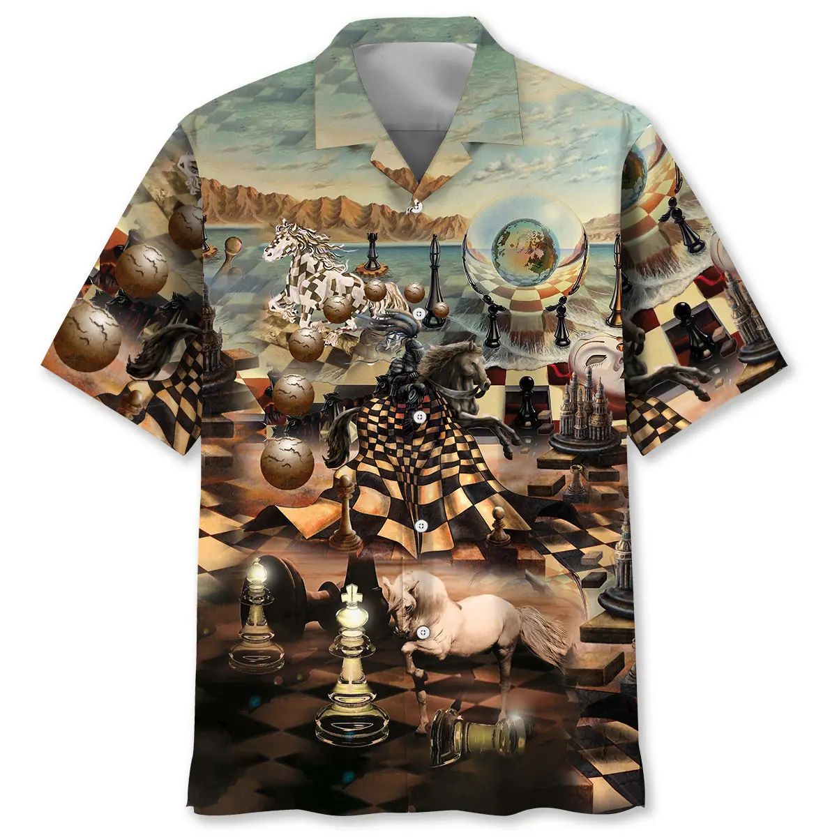 Chess The Power Of Knight Hawaiian Shirt HWVB2763702 - VnBuy