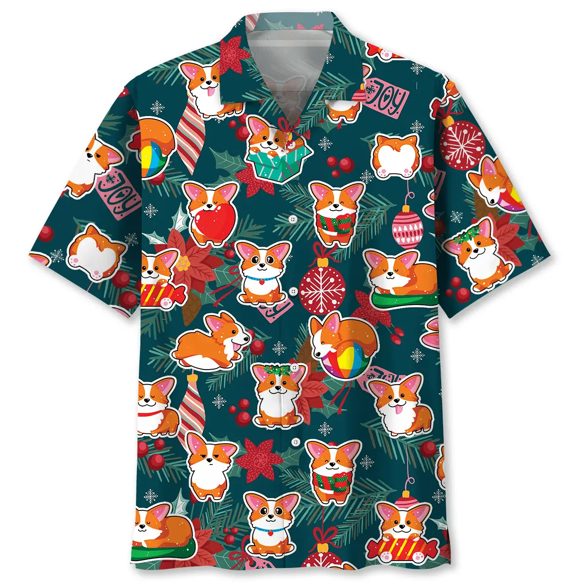Corgi Christmas Hawaiian Shirt HWVB2763051 - VnBuy