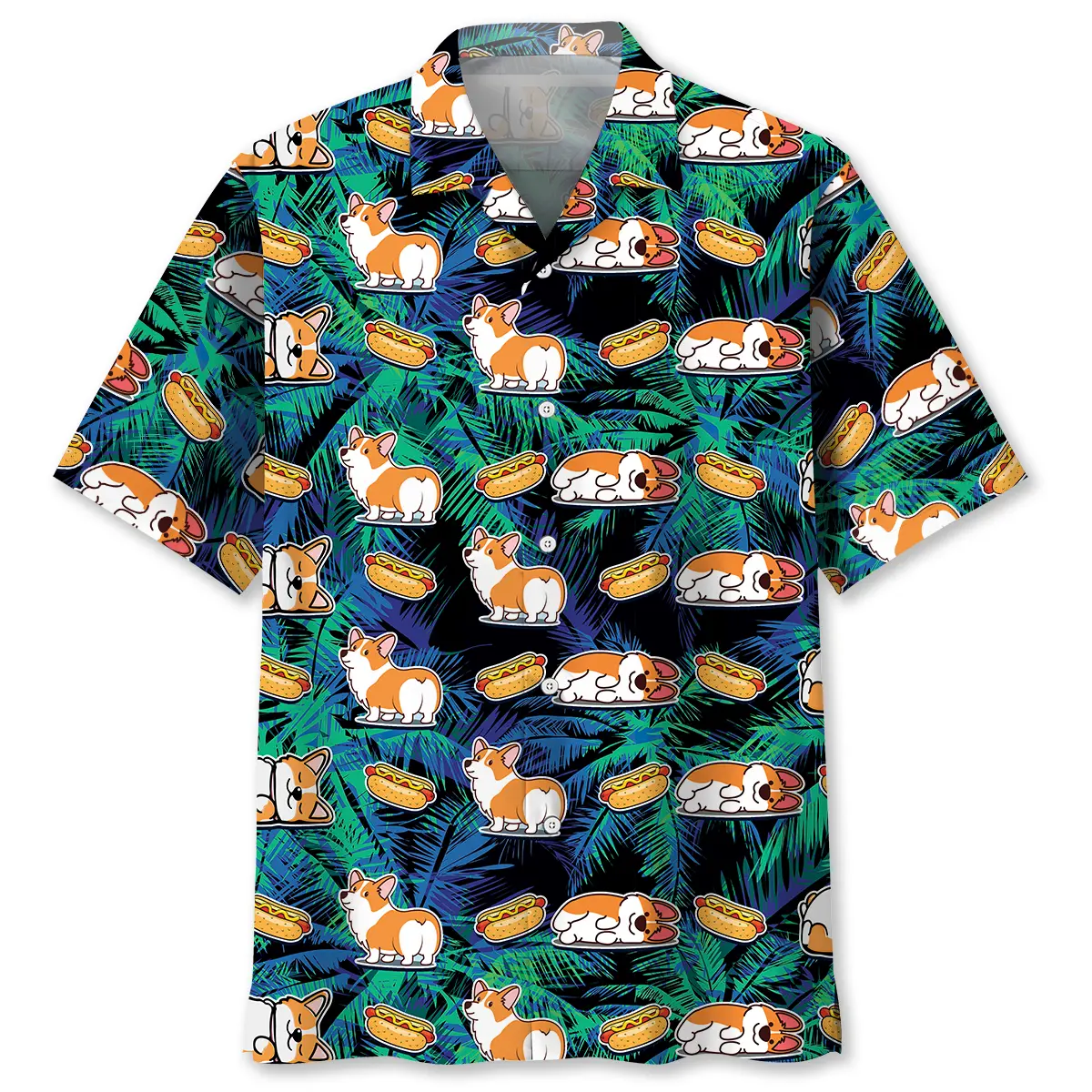 Corgi Hotdog Hawaiian Shirt HWVB2763047 - VnBuy