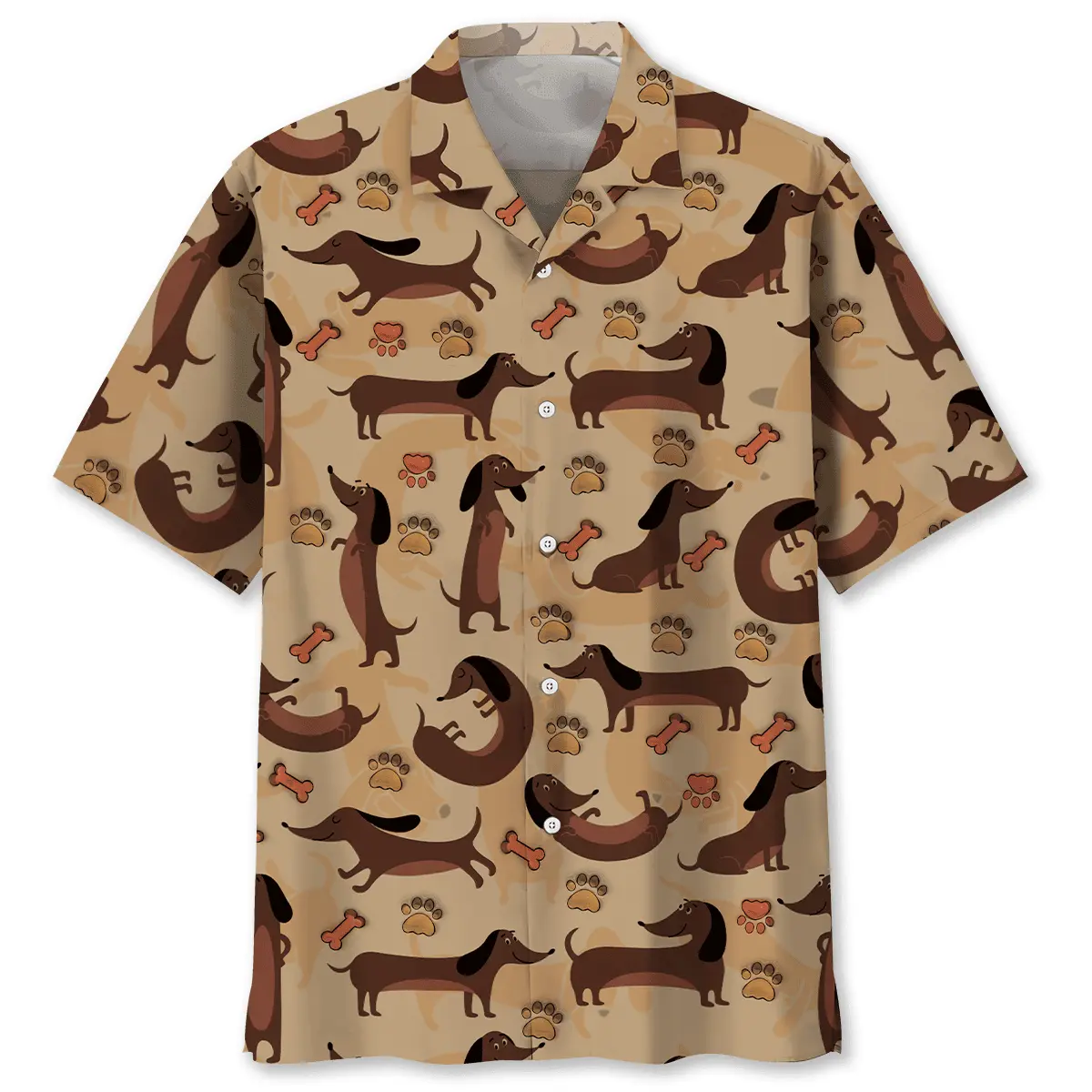 Dachshund Brown Hawaiian Shirt HWVB2763931 - VnBuy