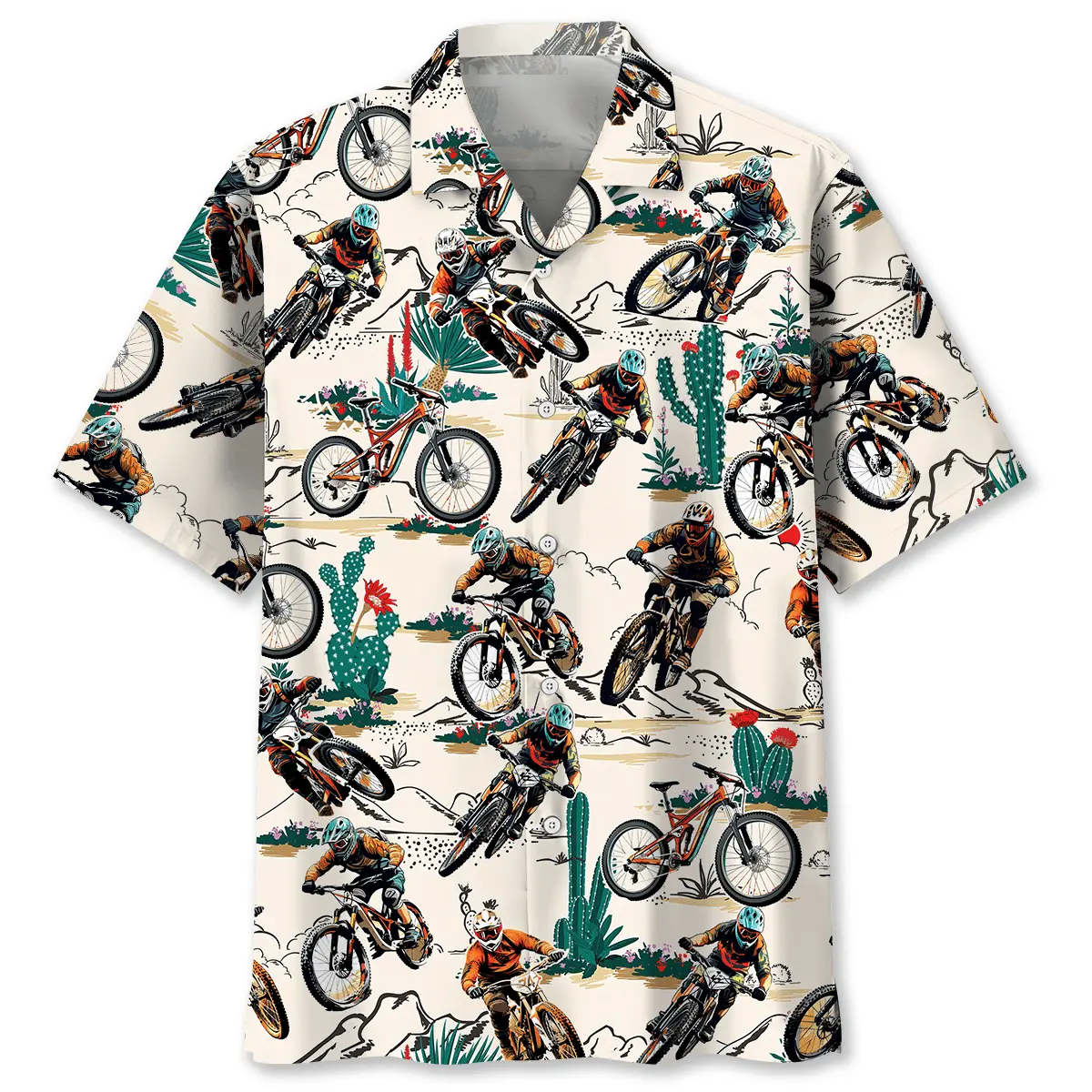 Desert Mountain Bike Racing Hawaiian Shirt HWVB2763049 - VnBuy