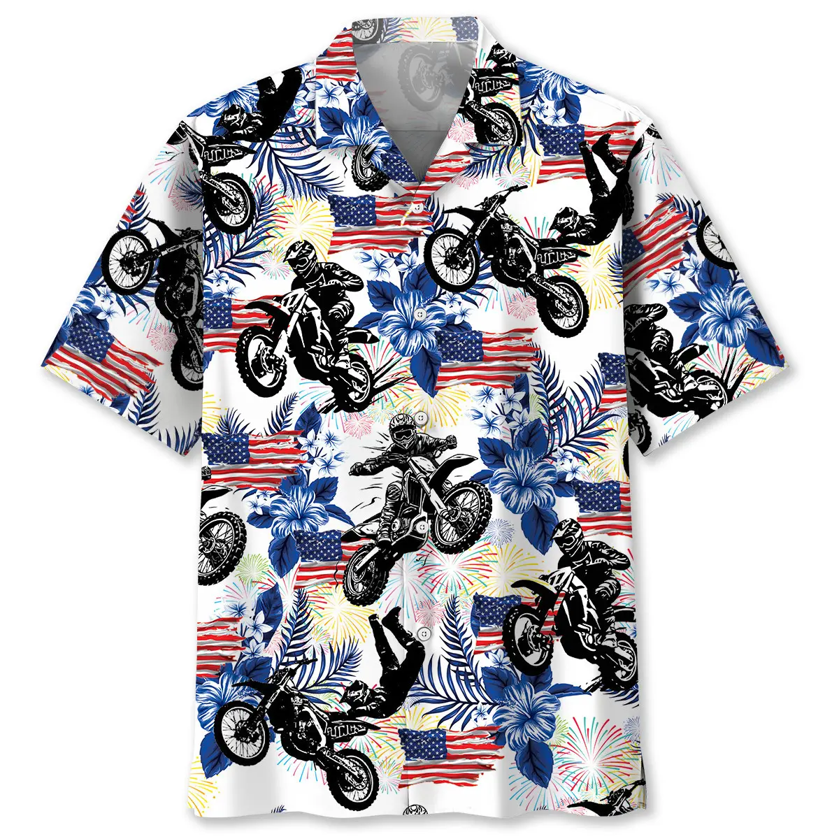 Dirt Bike USA Hawaiian Shirt HWVB2763993 - VnBuy