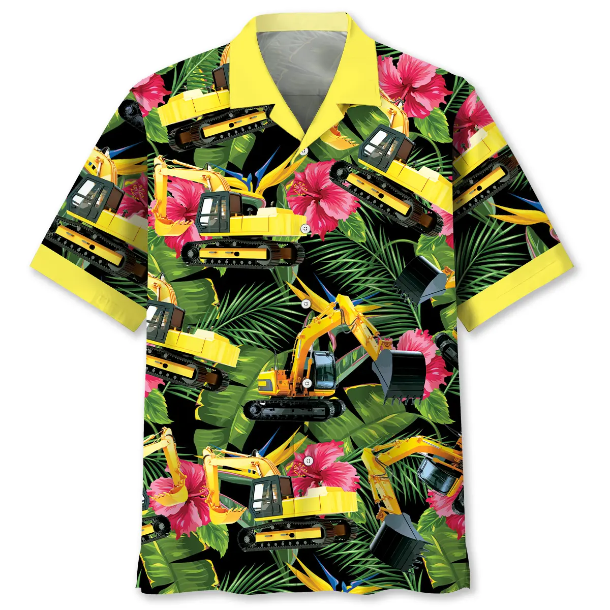 Excavator Tropical Hawaiian Shirt HWVB2763937 - VnBuy