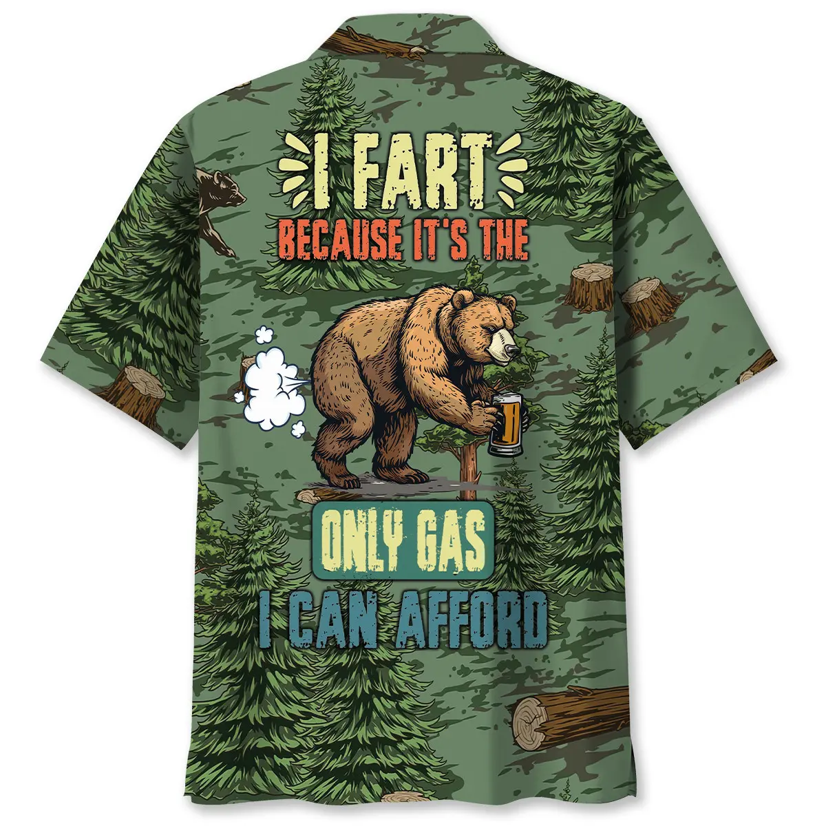 Funny Bear Fart Hawaiian Shirt HWVB2764008 - VnBuy