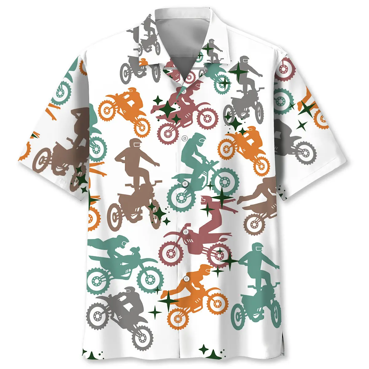 Funny Star Dirt Bike Shirt Hawaiian Shirt HWVB2763796 - VnBuy