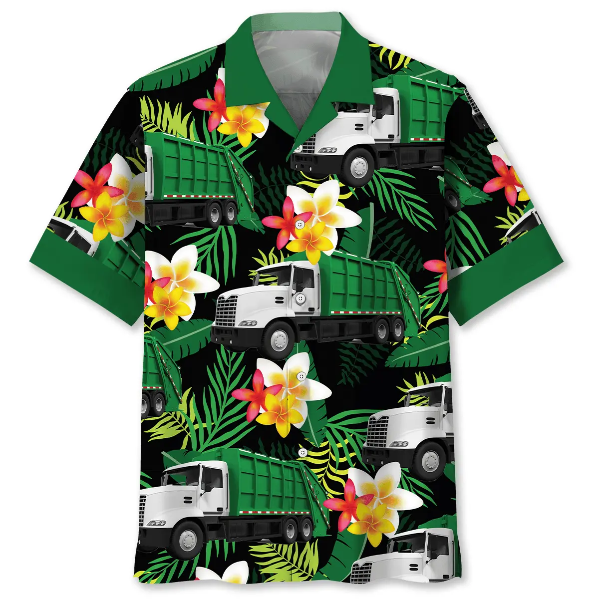 Garbage Truck Tropical Hawaiian Shirt HWVB2764003 - VnBuy