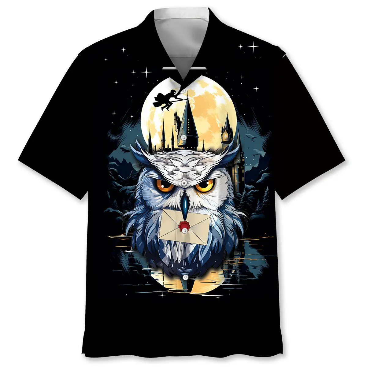 Hecwig Snowy Owl Art Hawaiian Shirt HWVB2763717 - VnBuy