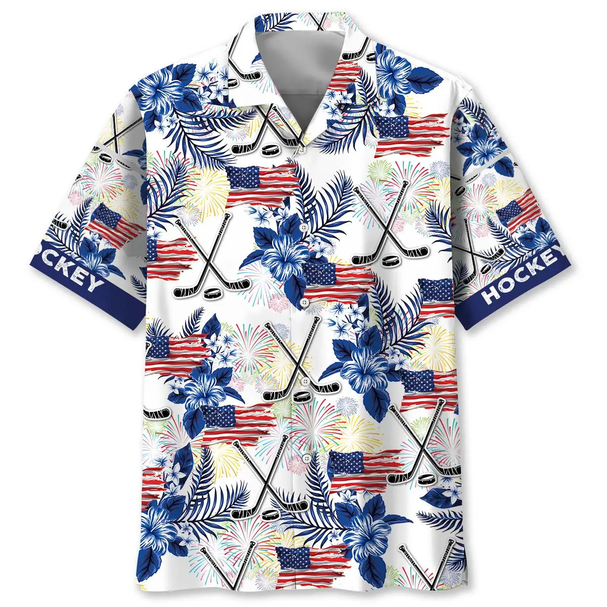 Hockey USA Theme Hawaiian Shirt HWVB2763982 - VnBuy