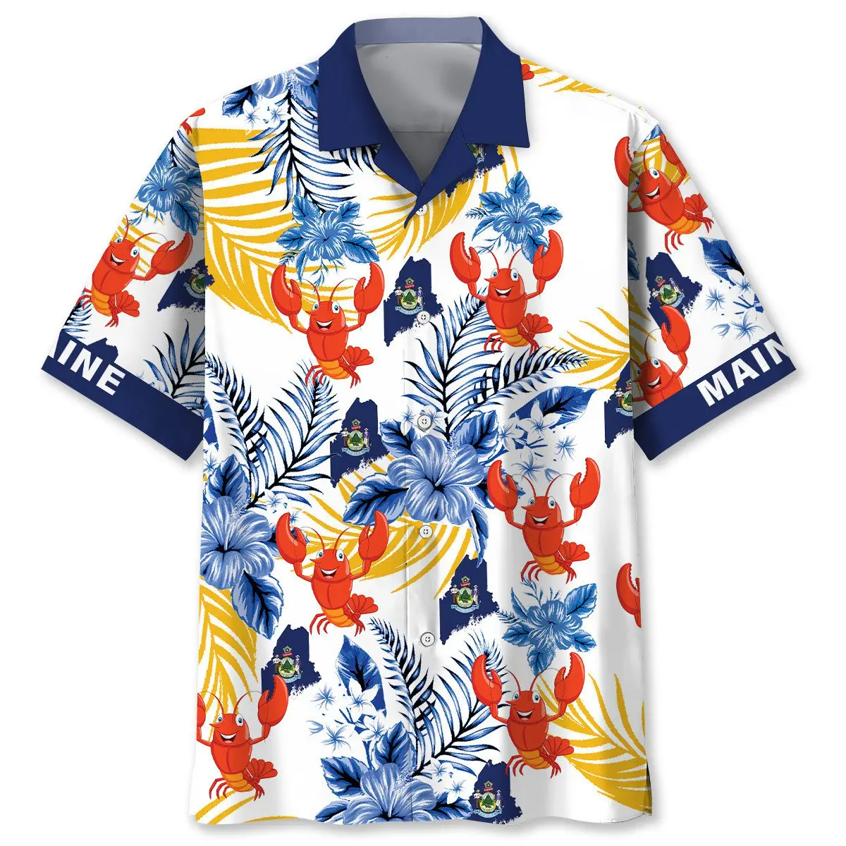 Maine State Proud Lobster Hawaiian Shirt HWVB2763932 - VnBuy
