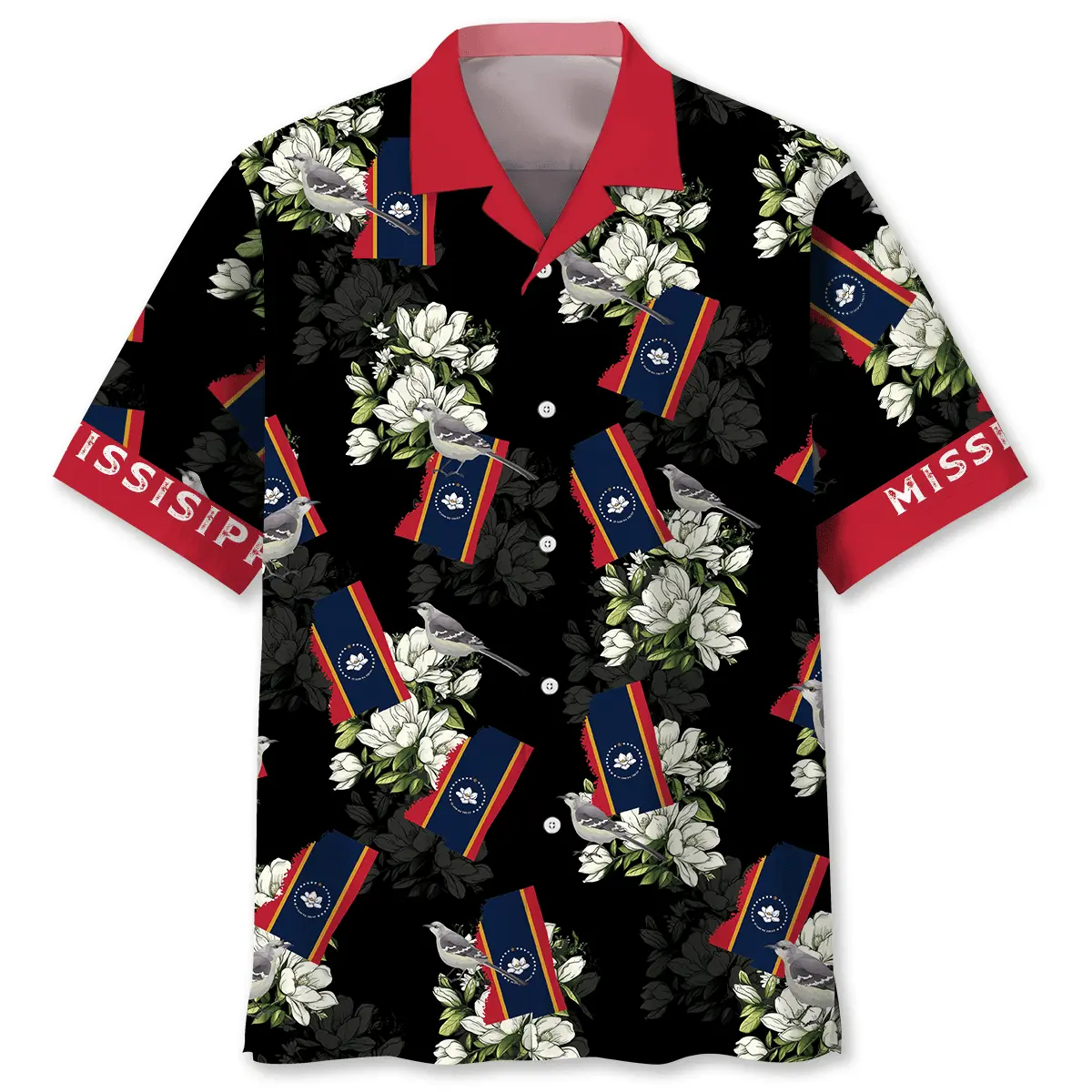 Mississippi State Flag Proud Hawaiian Shirt HWVB2763797 - VnBuy
