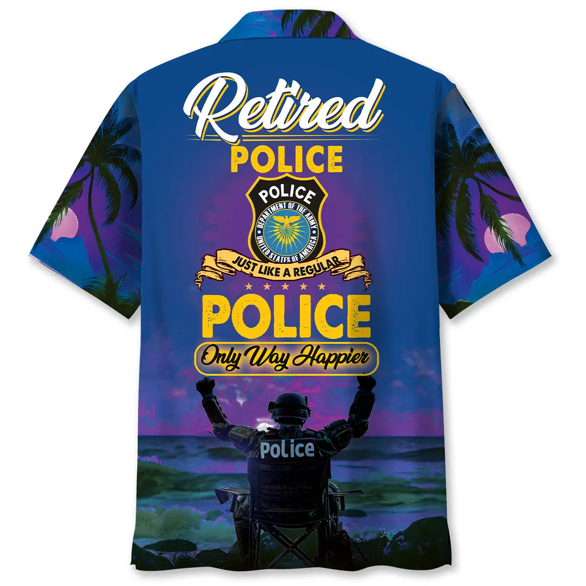 Police Retirement Life Hawaiian Shirt HWVB2763713 - VnBuy
