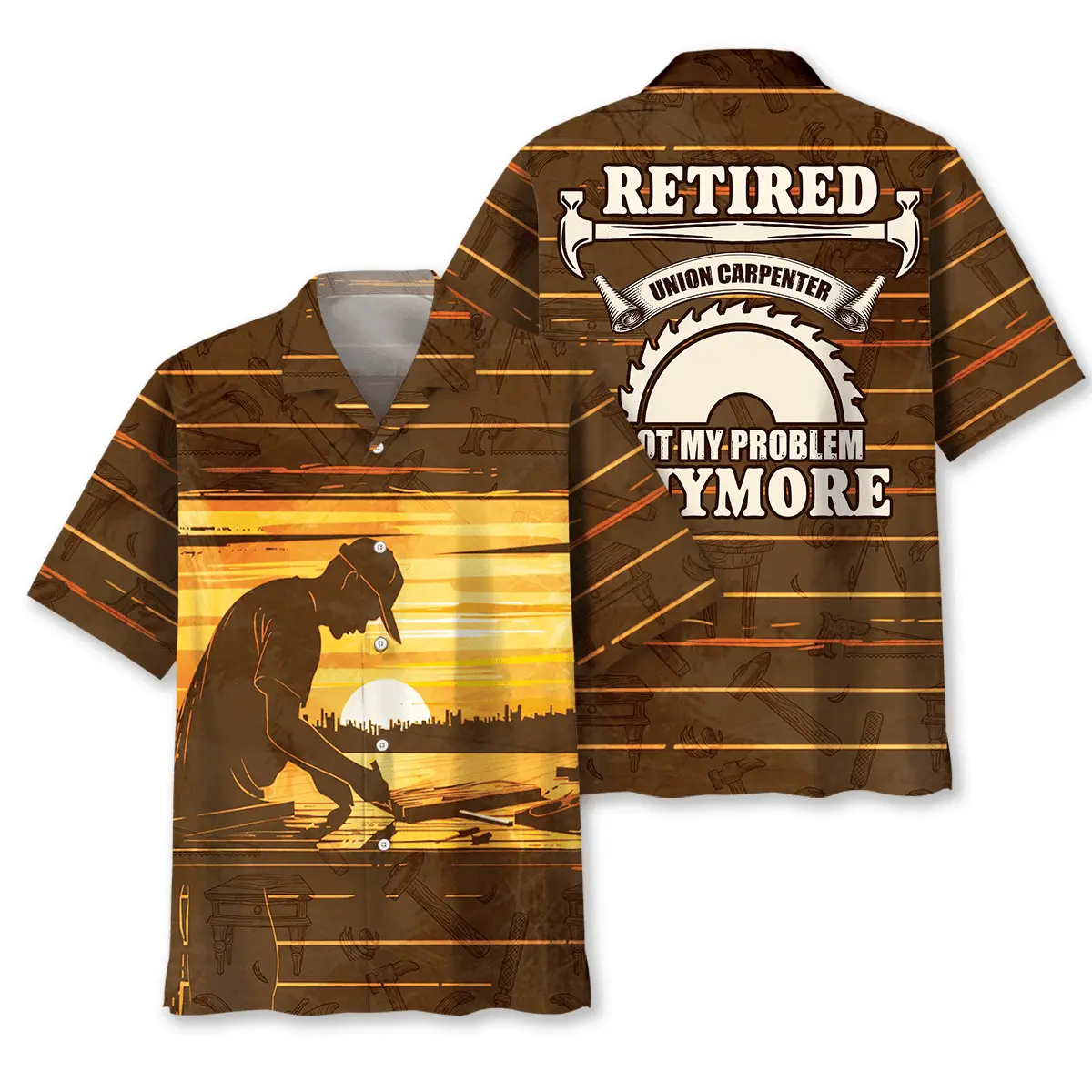 Retired Carpenter Hawaiian Shirt HWVB2763913 - VnBuy