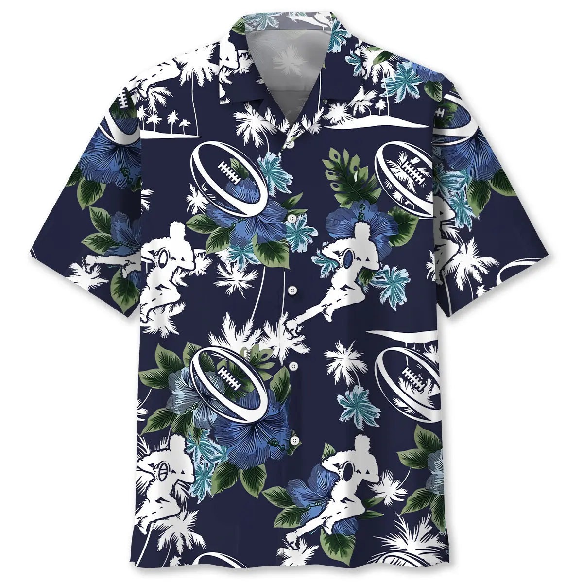 Rugby Blue Nature Hawaiian Shirt HWVB2763785 - VnBuy
