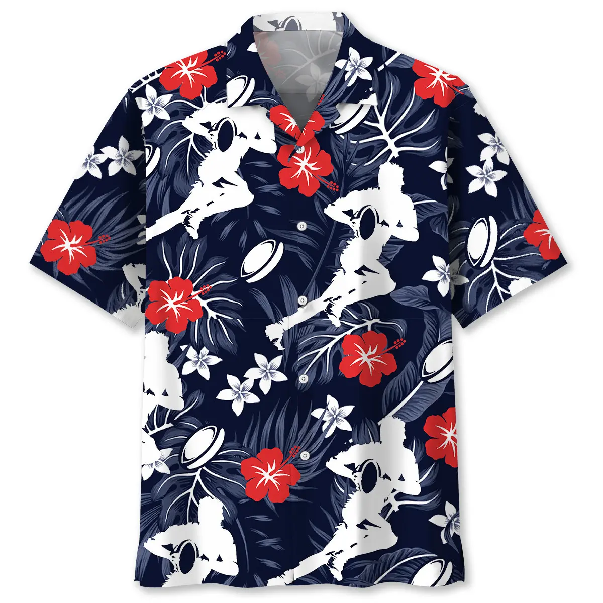 Rugby Hibiscus Hawaiian Shirt HWVB2763946 - VnBuy