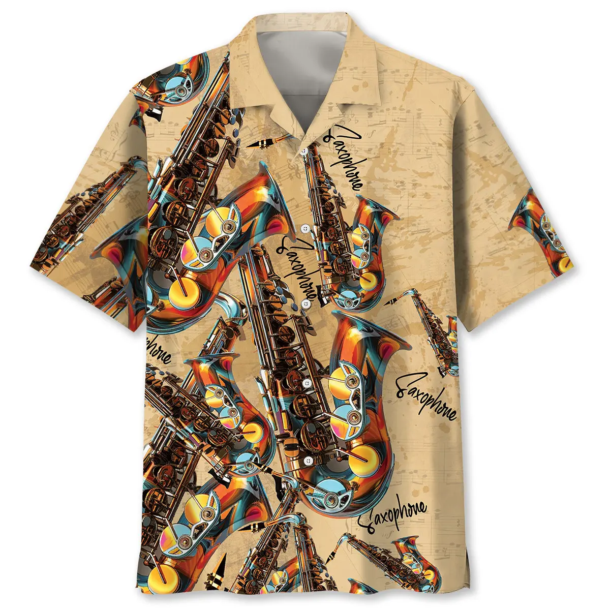 Saxophone Hawaiian Shirt HWVB2763999 - VnBuy