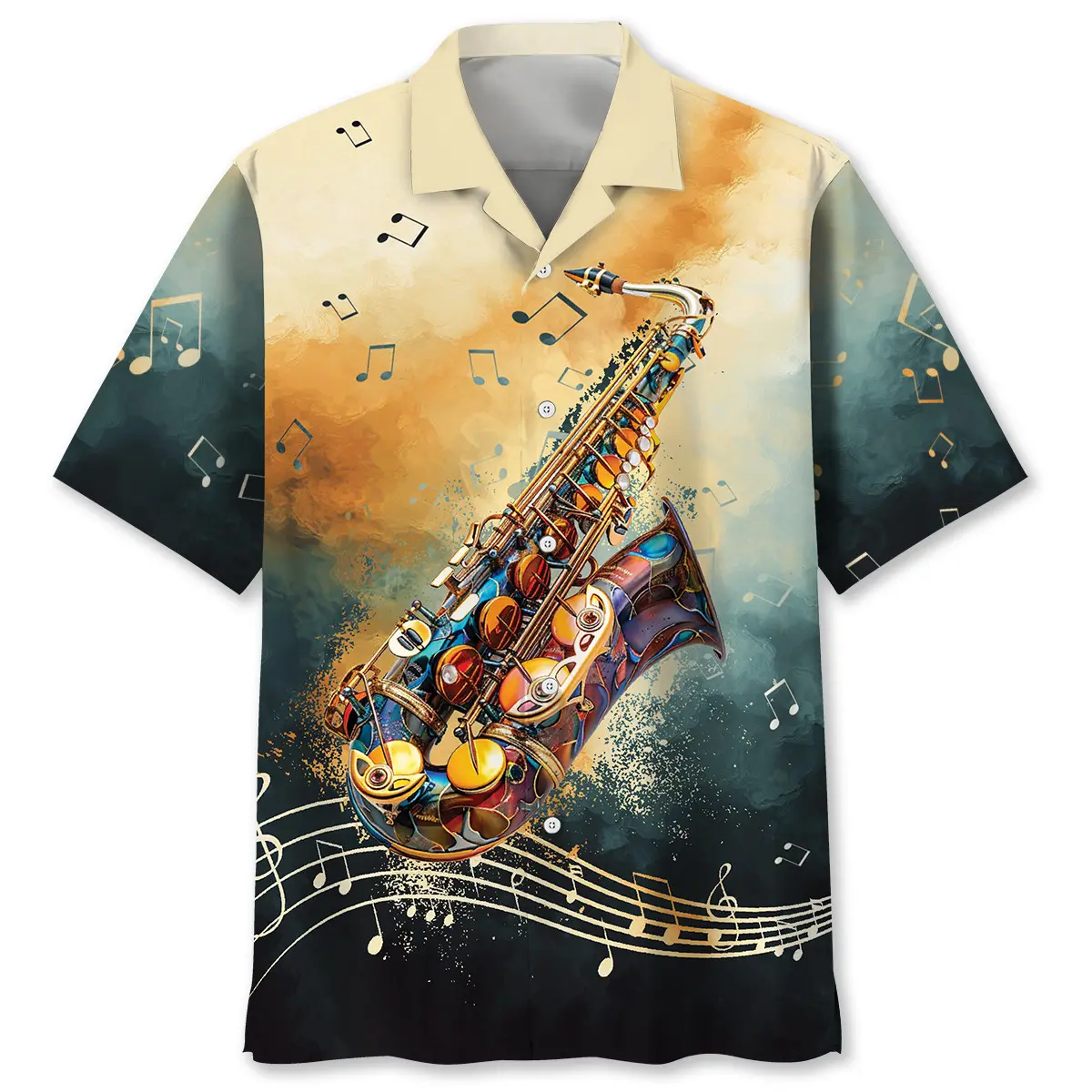 Saxophone Vintage Hawaiian Shirt HWVB2763997 - VnBuy