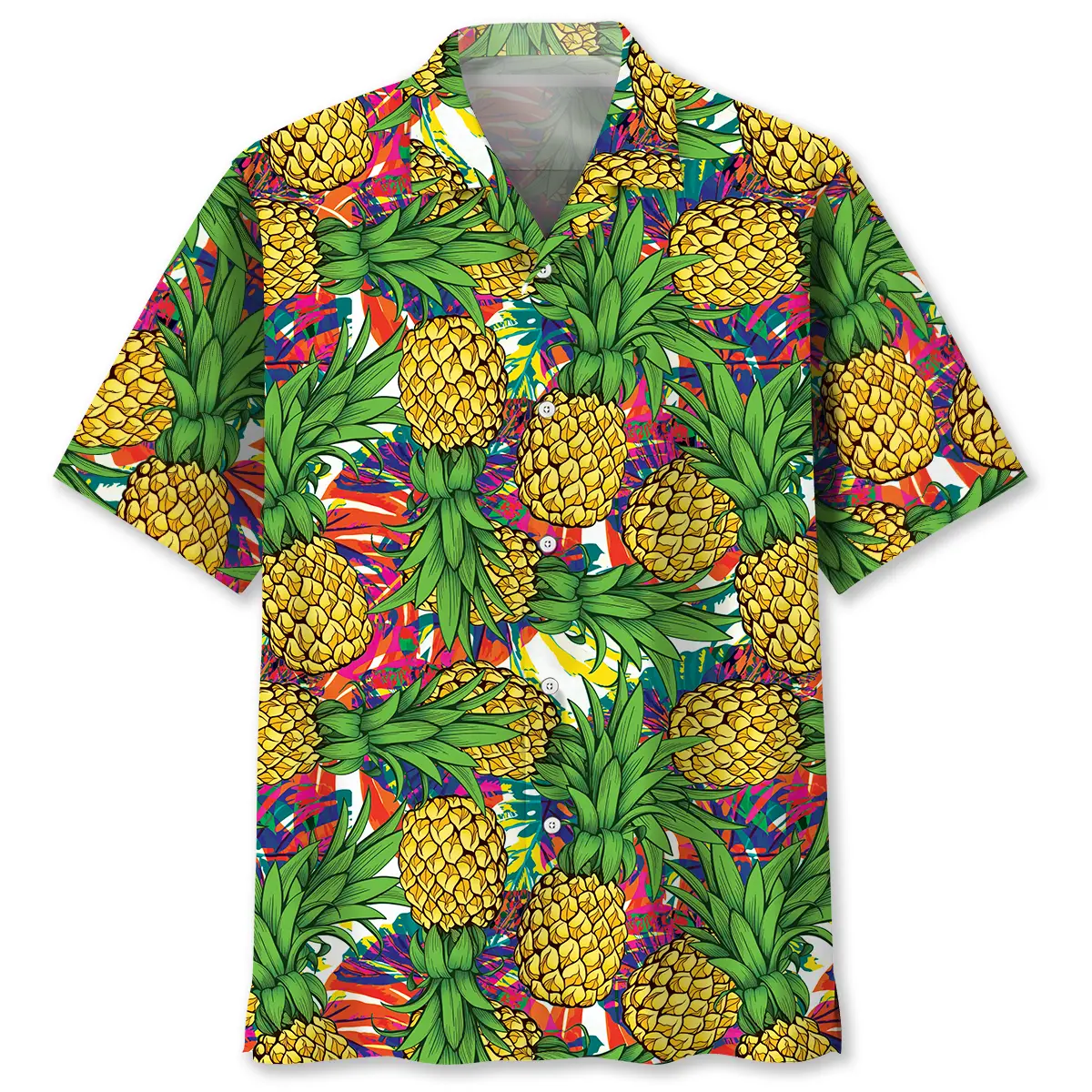 Summer Pineapple Hawaiian Shirt Men HWVB2763030 - VnBuy