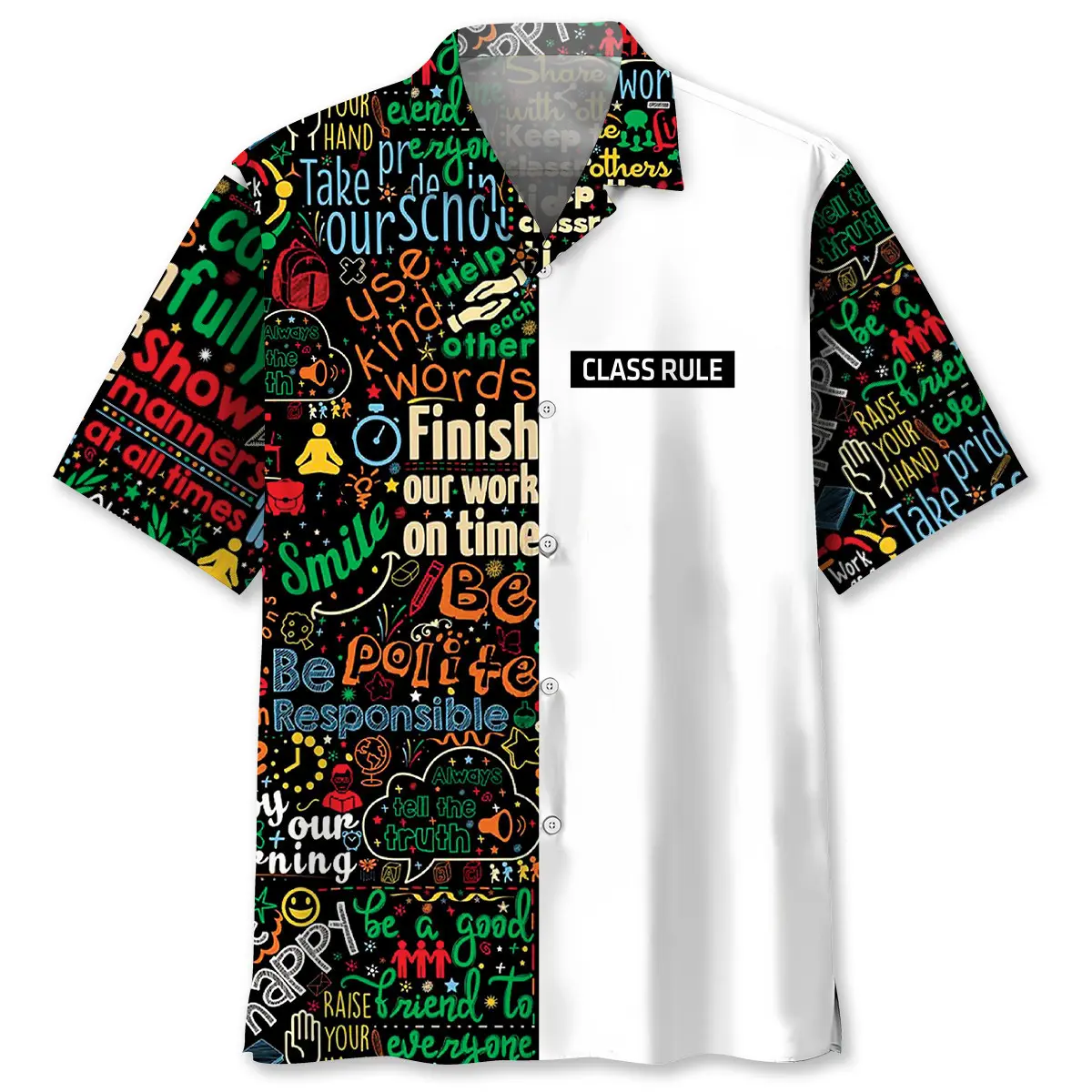 Teacher Class Rules Hawaiian Shirt HWVB2763708 - VnBuy