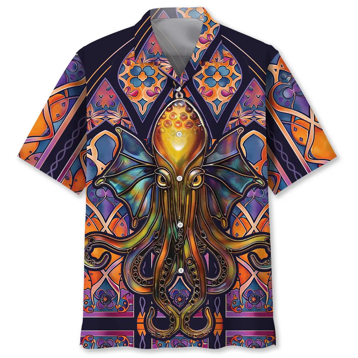 Temple Of Octopus Art Hawaiian Shirt HWVB2763774 - VnBuy