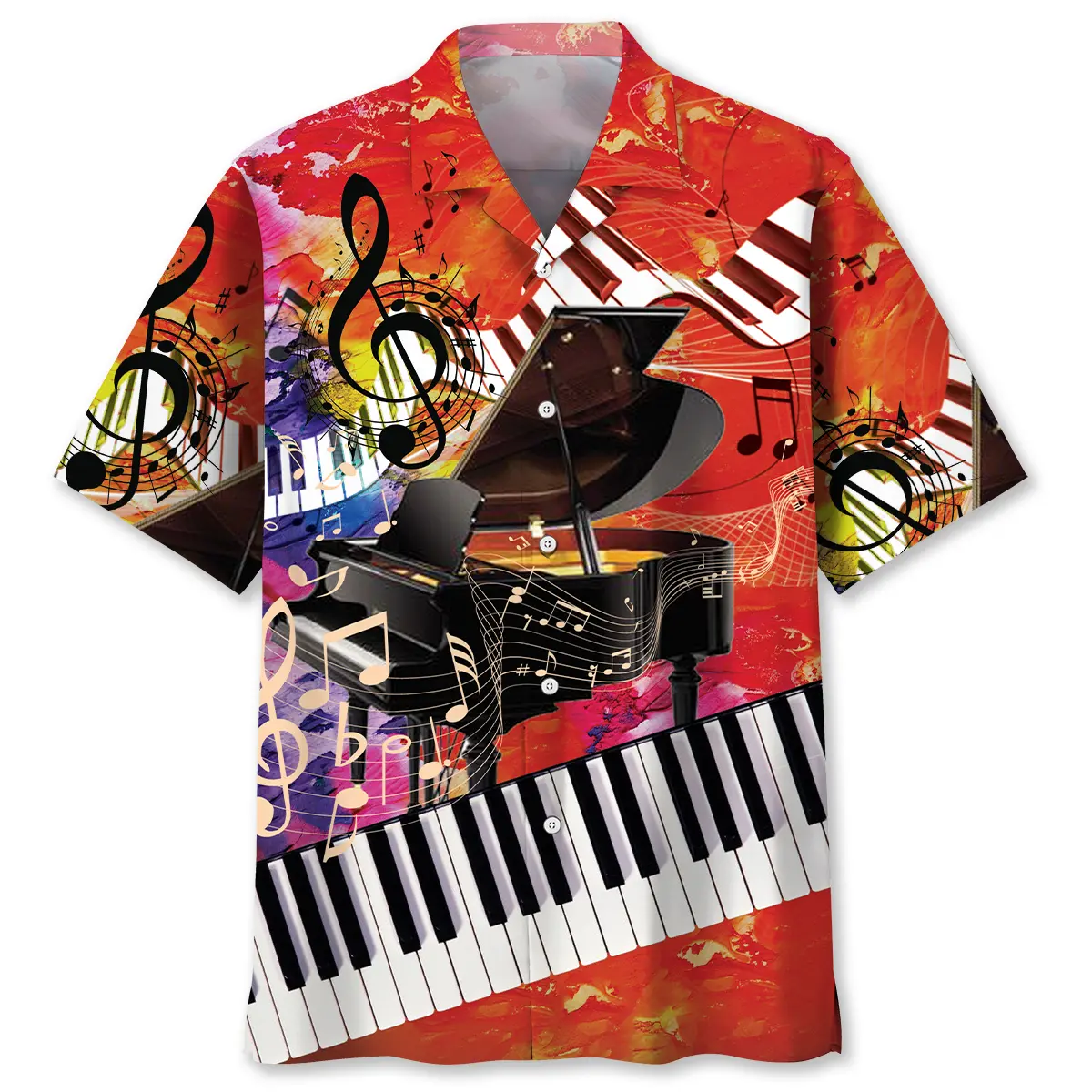 Vintage Piano Art Hawaiian Shirt HWVB2763973 - VnBuy