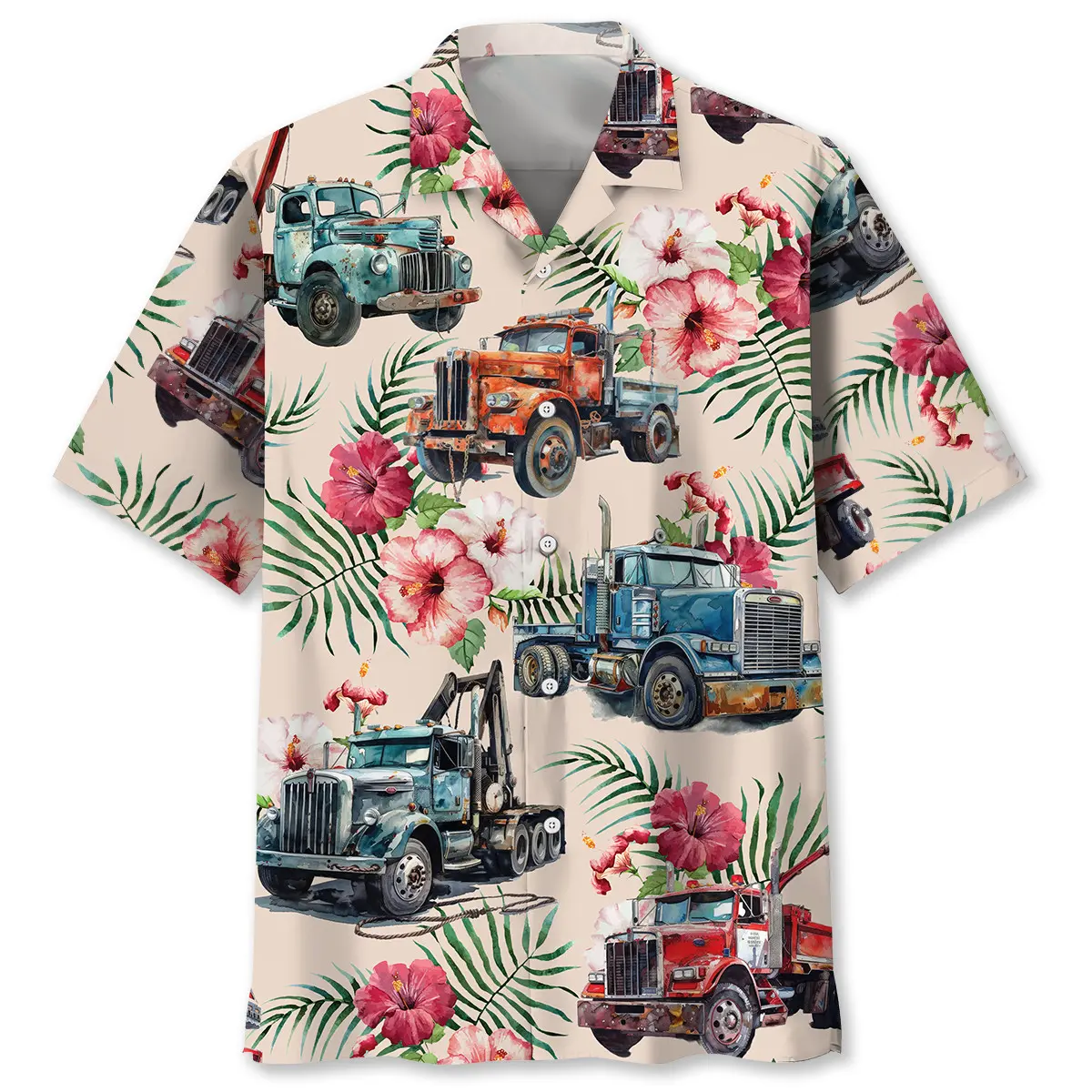 Vintage Tow Truck Operator Car Hawaiian Shirt HWVB2763727 - VnBuy