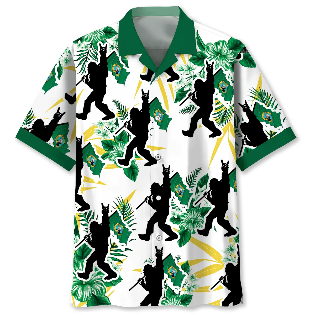 Washington Bigfoot Hawaiian Shirt HWVB2763721 - VnBuy